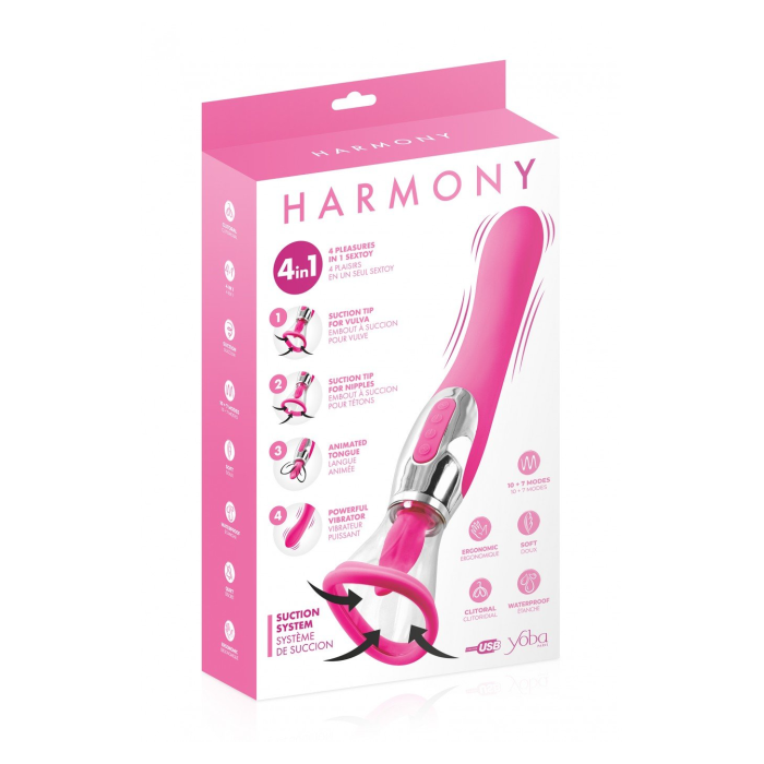HARMONY 4 IN 1 PINK-SUCTION SYSTEM